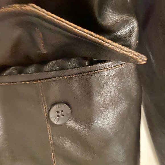 RVT Stressed Black Faux Leather Jacket - Picture 7 of 11